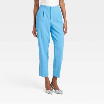 Women's High-rise Modern Ankle Jogger Pants - A New Day™ Teal Xl : Target
