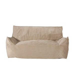 OUTSUPPLY 2-Seater Oversized Bean Bag Chair with Armrests, Removable Washable Cover, Modern Lounge Seat - 1 of 4