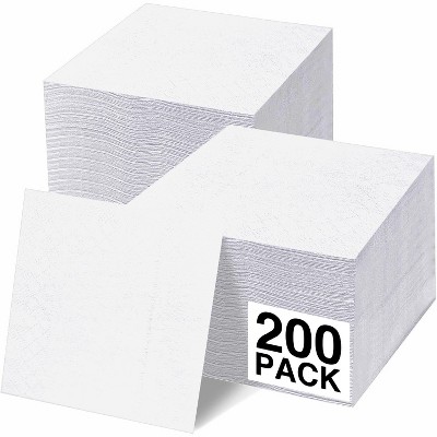 SparkSettings Beverage Napkins, 5” x 5” 2 Ply Paper Napkins, Pack of 200
