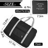 Luupatchy Foldable Travel Duffel Bag - Water Resistant Nylon Gym Weekender Bag, Spirit Airlines Personal Item, Carry-On Luggage for Women & Men - 2 of 4