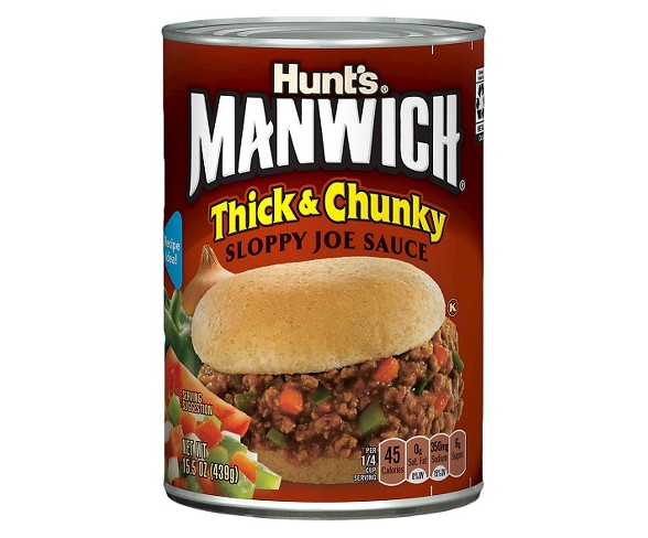 Hunt's Manwich Thick & Chunky Sloppy Joe Sauce - 16oz
