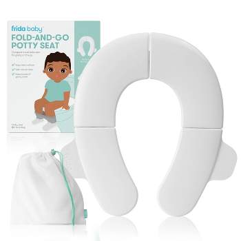 Frida Baby Fold n Go Potty Toilet Training Seat - White