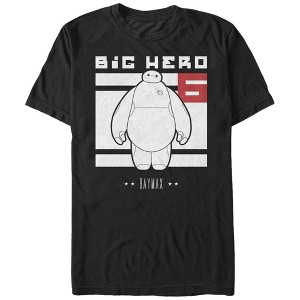Men's Big Hero 6 Baymax Block T-Shirt - 1 of 4