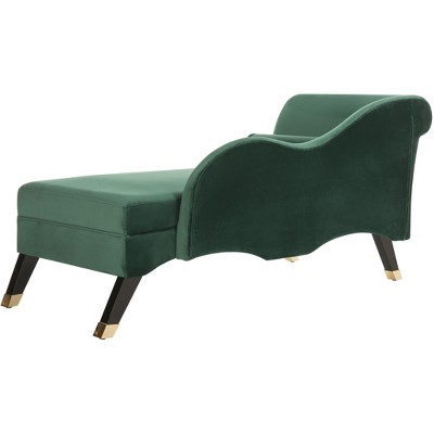 Emerald Green Velvet 63'' Transitional Stationary Sofa