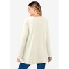 Woman Within High Pile Fleece Sweatshirt - 3 of 4