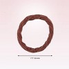 scünci No Damage Super Comfy Textured Hosiery Hair Elastics - Neutral - All Hair - 6pk - 4 of 4