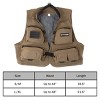 12 Pocket Fishing Vest - Lightweight Tackle Equipment Organizer Jacket With  3 D-rings For Lake, Stream And Pond Fishing By Leisure Sports (s/m) : Target