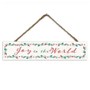 Creative Products Joy to the World Script 17 x 3.5 Outdoor/Indoor Hanging Sign - 1 of 1