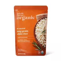 Organic Long Grain White Rice - 8.8oz - Good & Gather™