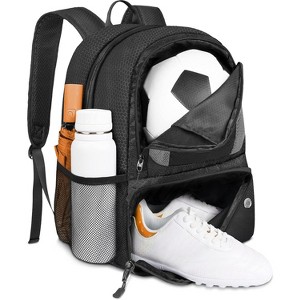 Multi-Sport Backpack with Ball Holder, Water-Resistant Soccer Bag for Large Gym Bag for Sports Gear - 1 of 4