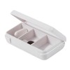 Unique Bargains 3 Grids Single Layer Pill Case 1 Pc - 2 of 4