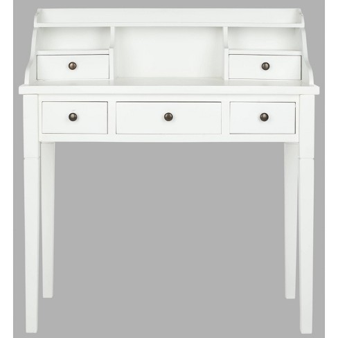 Landon 5 Drawer Writing Desk White Safavieh Target