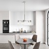 Hunter 26" Lochemeade 5-Light Ceiling Chandelier Brushed Nickel Finish - 2 of 2