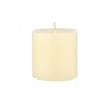 6pk Unscented Flat top Smooth Pillar Candles Ivory - Stonebriar Collection - 3 of 4
