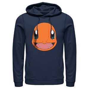 Men's Pokemon Charmander Smile Pull Over Hoodie - 1 of 4