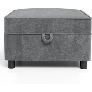 Coucheta Modular Sofa System - Adjustable Armrests & Backrests with Storage Ottoman, Convertible Components for Sectional Sleeper - 1 of 4