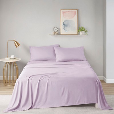 Elegant Smooth Solid Microfiber Sheet Set, All Season Bedding Set, Cozy Home Textile for Modern Bedroom Decor