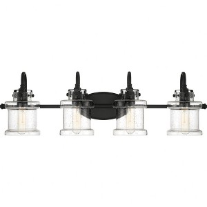 Quoizel Lighting Danbury 4 - Light Vanity in  Earth Black - 1 of 1
