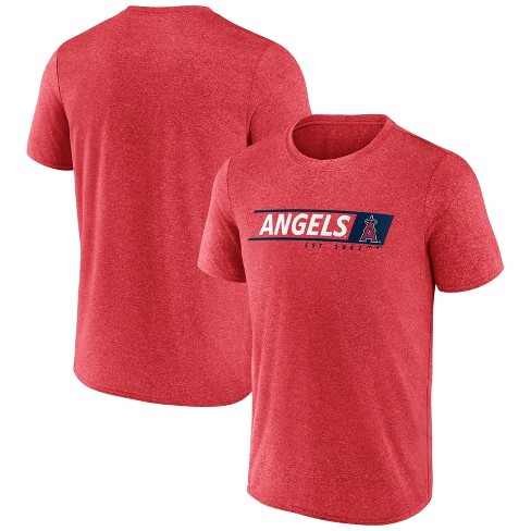 Mlb Los Angeles Angels Men's Short Sleeve Poly T-shirt - M : Target