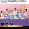 Plastic Tablecloth Disposable, Tablecloths for Rectangle Tables 54 inch. x 108 inch. Fits Tables Up to 8 Feet, Table Cloth for Party - SparkSettings - 2 of 4