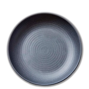 TAG Brooklyn Charcoal Melamine Dinner Plates - 46oz, Dishwasher Safe, Everyday Use, 9.75" x 9.75" x 2" - 1 of 2