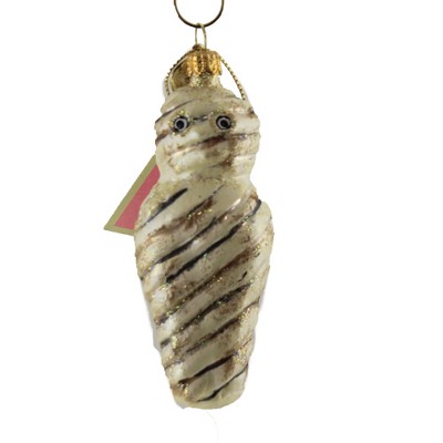 Morawski 3.75" Mini Mummy Ornament Halloween Gem Size  -  Tree Ornaments