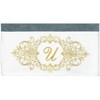 Linum Home Textiles 100% Turkish Cotton MONICA Gold Thread 2PC Embellished Bath Towel Set - 3 of 3