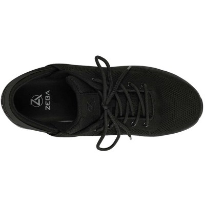 ZEBA Men's Hands Free Slip-On Walking Shoes (Jet Black, 13 X-Wide) — фото 4