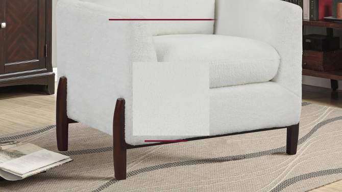 Ralston Accent Chair Cream - Lifestyle Solutions, 2 of 13, play video