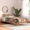Deny Designs 2pc Twin/Twin XL Cuss Yeah Pink Tulip Field Comforter and Sham Set - 2 of 4