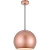 Elegant Lighting Auspice 3-Light Brass & Black Pendant with Exposed Bulbs - 3 of 4