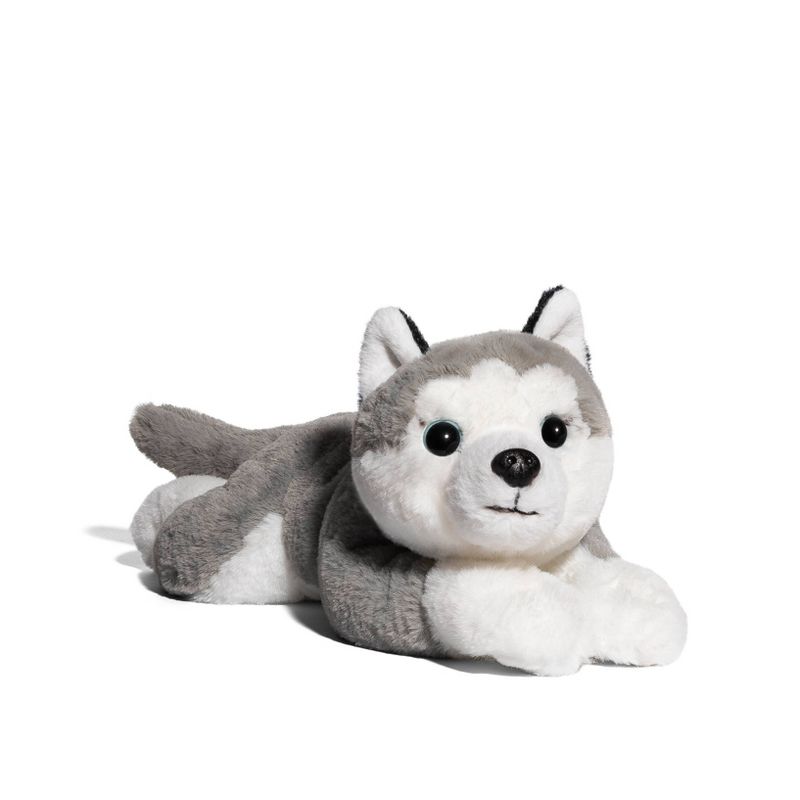 Ultra-Soft Gray and White Husky 15" Plush Toy