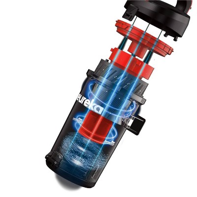 Eureka Max Swivel Red Bagless Upright Vacuum for Pets
