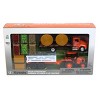 New Ray 1/43 Kubota Farm Tractor Play Set with Truck, Trailer, Crates, & Bales SS-15815A - 2 of 2