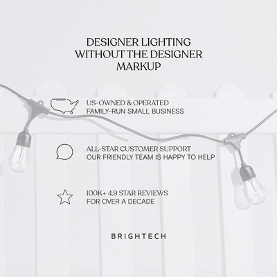 Warm White Solar Powered LED Outdoor String Lights with Flame Bulbs