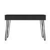 NicBex Home Office Desk 20.1" L Modern Writing Desk with 2 Large Drawers, Hairpin Legs and Wooden Desktop for Office, Study, Living Room - 3 of 4