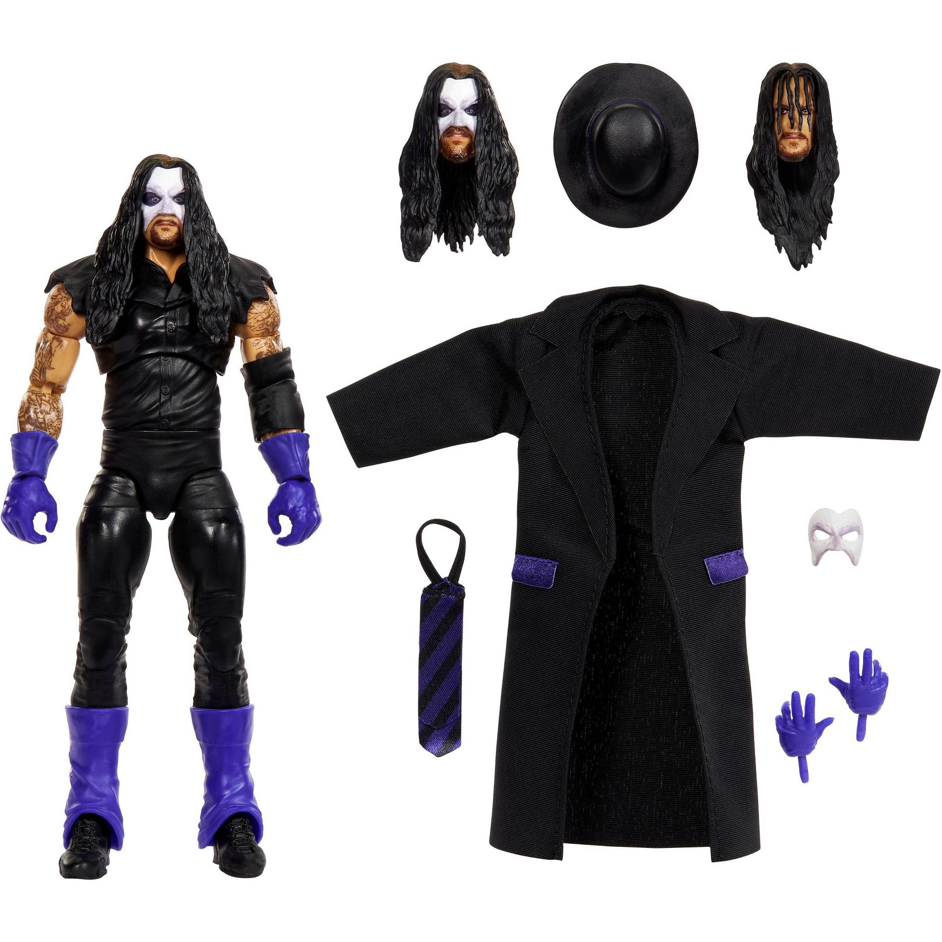 WWE Legends Ultimate Edition Undertaker Action Figure & Accessories Set, 6" Collectible Set
