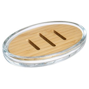Spa Glass Soap Dish - Allure Home Creations - 1 of 4