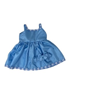 Doll Clothes Superstore Handmade Darling Blue Dress Fits 15-16 Inch Cabbage Patch Kid Dolls - 1 of 4