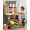 ROBOTIME Play Food and Toy Kitchens, Playset Kids Play Store with Compartments, for Children's Gift, Green, 22"*18.6"*38.6" - 2 of 4