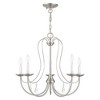 Livex Lighting Mirabella 5 - Light Chandelier in  Brushed Nickel - 4 of 4