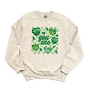 Simply Sage Market Women's Graphic Sweatshirt St. Patrick's Affirmations - 1 of 3