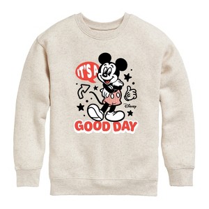 Boys' - Disney - Mickey & Friends Graphic Long Sleeve Fleece Sweatshirt - 1 of 4
