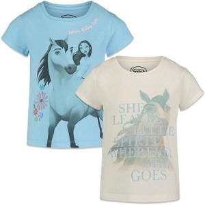 DreamWorks Spirit Girls 2 Pack T-Shirts Little Kid to Big Kid - 1 of 4