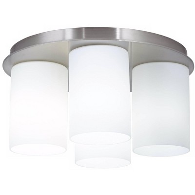 Drager 14 1/2" Wide Brushed Nickel 4-Light Ceiling Light