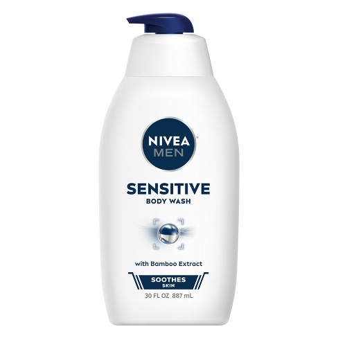 vernieuwen Terminal Verraad Nivea Men Sensitive Body Wash With Bamboo Extract - 30 Fl Oz : Target