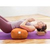 Sol Living Yoga Bolster Pillow with Removable Cover Rectangle - 2 of 4