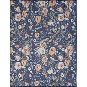 Nourison Washables Floral Indoor Non-Skid Area Rug - 1 of 4