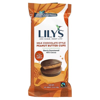 Lily's Milk Chocolate Style Peanut Butter Cups - 2 Cups