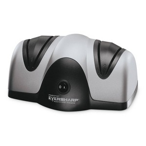 Presto Knife Sharpener- 08800: Electric Eversharp with Coarse & Fine Levels, Nonslip Base, Preset Angles, Black/Gray - 1 of 4